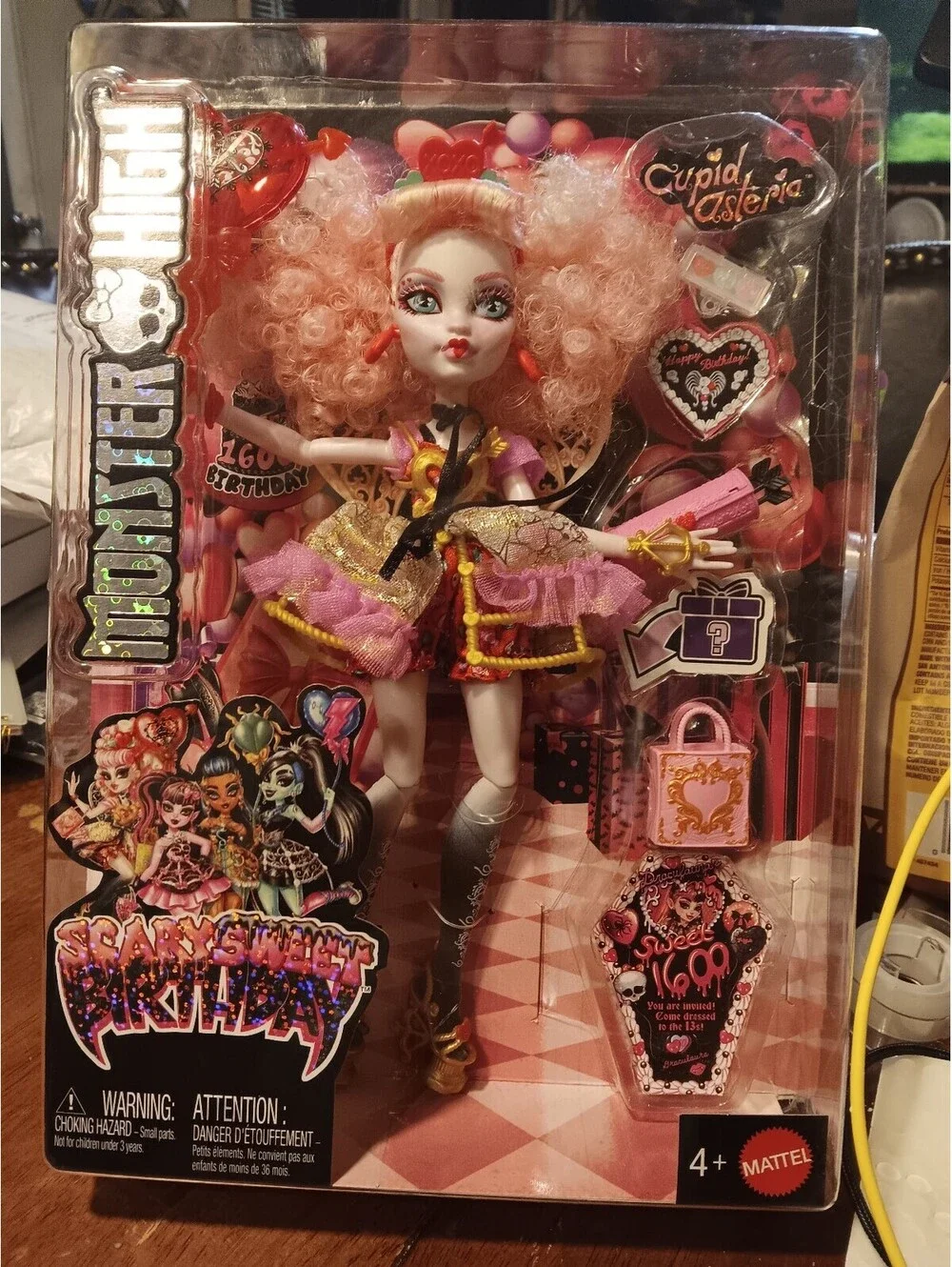 Monster High Scaremester Birthday Cupid Doll with Accessories